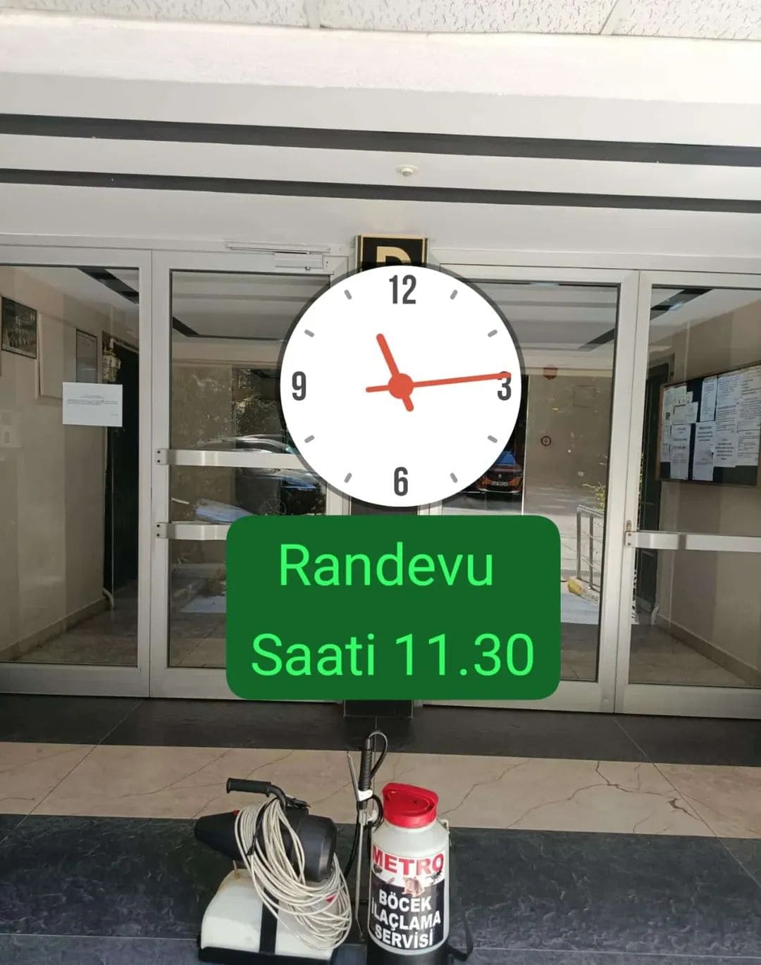 Metro Böcek İlaçlama Randevu Uygulaması 17